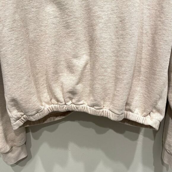 Frame Twisted Sweatshirt in Oatmeal Heather - Size: Large - Picture 6 of 9